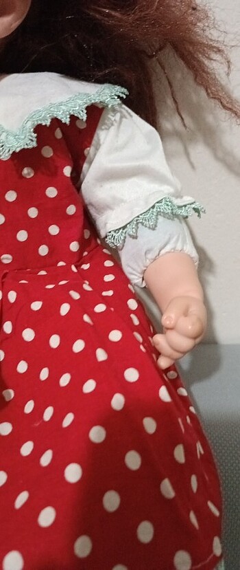 Beden Renk Oyuncak et bebek yeşil gözlü kız bebek