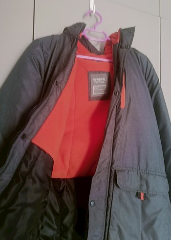 Erkek Çocuk Gri  Kaban - Görsel 2