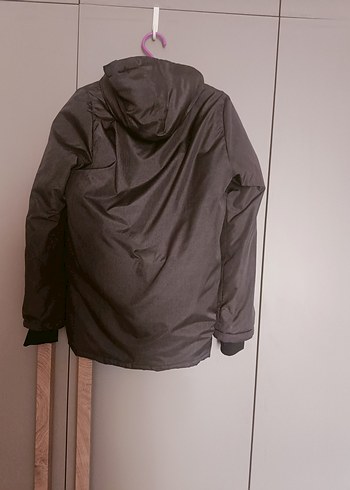 Erkek Çocuk Gri  Kaban - Görsel 4