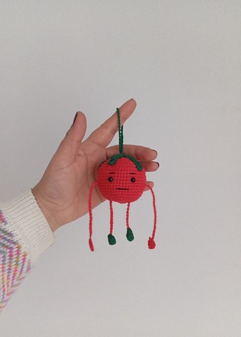 Renkli Örgü Diş Kaşıyıcı ve Çıngırak - Görsel 2