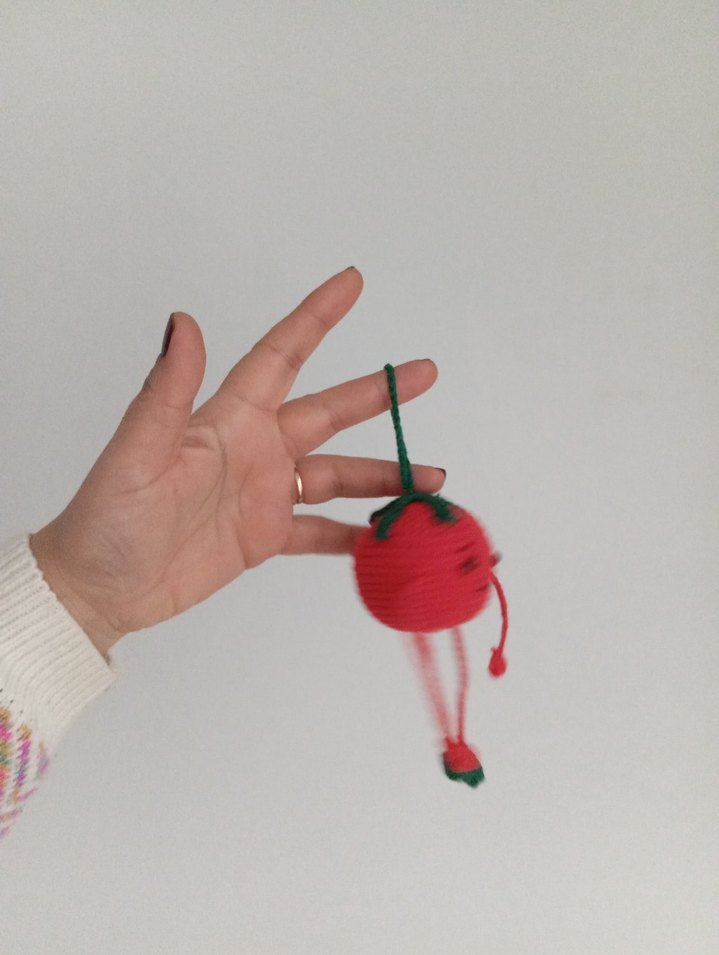 Renkli Örgü Diş Kaşıyıcı ve Çıngırak - Görsel 3