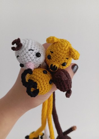 Renkli El Yapımı Peluş Oyuncaklar - Görsel 2