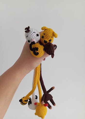 Renkli El Yapımı Peluş Oyuncaklar - Görsel 5