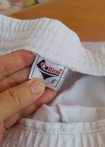 Beyaz, normal Kesim, Kadın alt eşofman . L beden - Görsel 5