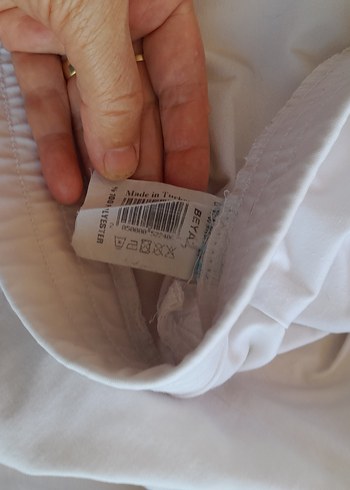 Beyaz, normal Kesim, Kadın alt eşofman . L beden - Görsel 12