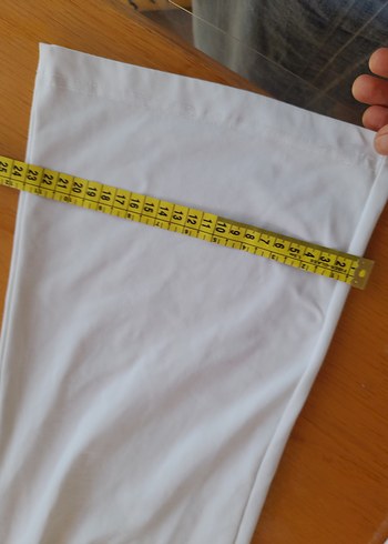 Beyaz, normal Kesim, Kadın alt eşofman . L beden - Görsel 7