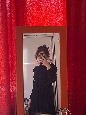 Bershka Kadife elbise