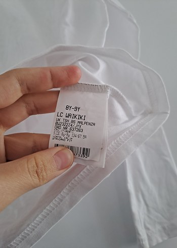 Beyaz Çocuk Tişört - Görsel 2