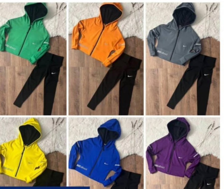 Renkli Fermuarlı Kapüşonlu Erkek Eşofman Takımı - Görsel 4