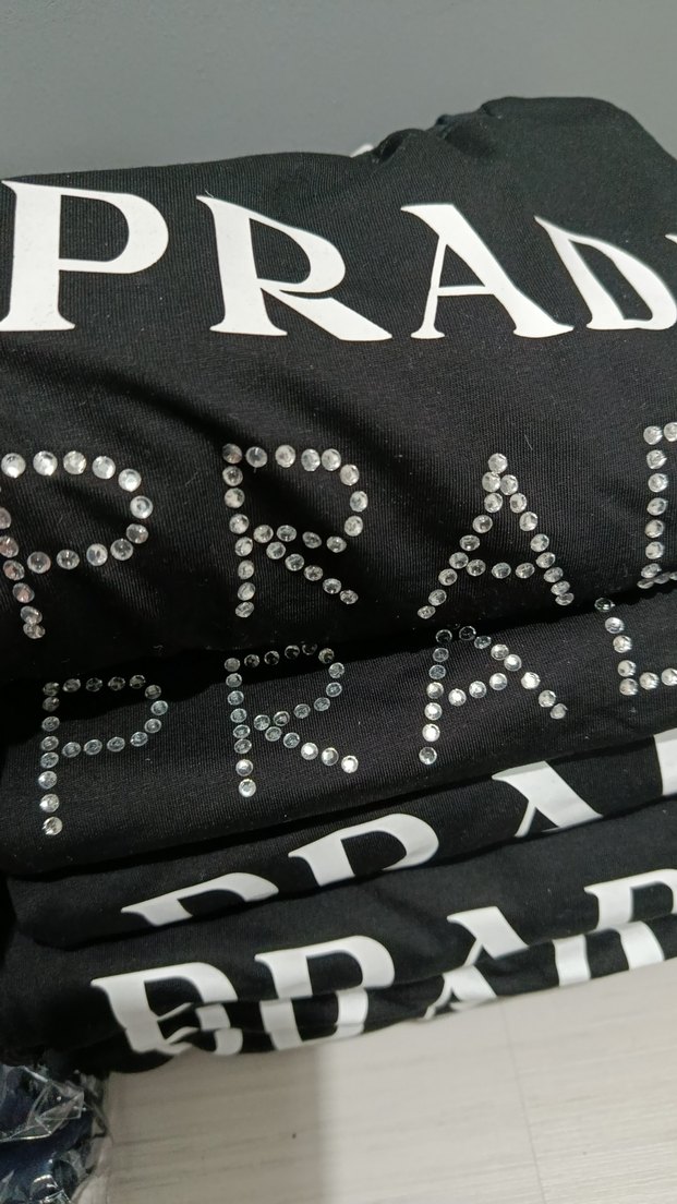 Siyah Baskılı alt ve üst taş detaylı Kız Sweatshirt ve Eşofman - Görsel 4