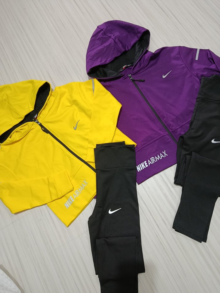 kız Çocuk Mor Kapüşonlu Fermuarlı Eşofman Takımı - Görsel 2