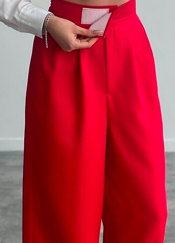 Zara Çıtçıtlı plazza pantolon 