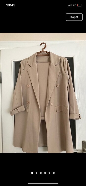 İkili blazer takım