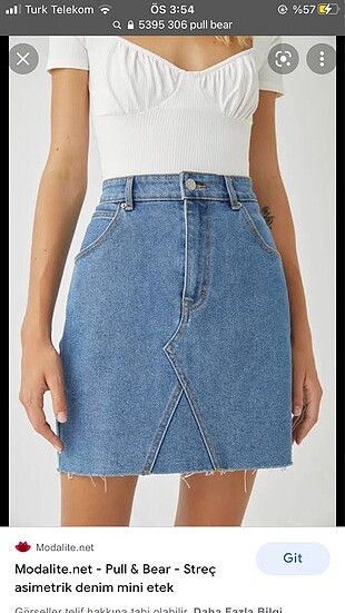 PULL&BEAR kot etek