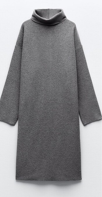 Zara Zara Yumuşak midi elbise