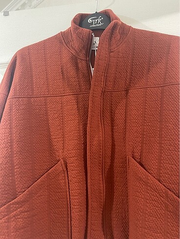Zara Zara dokulu oversize bomber ceket