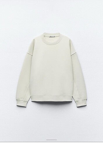 Zara pamuklu sweatshirt