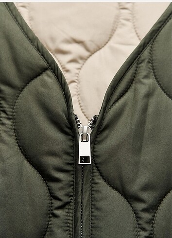 s Beden Zara kapitone oversize ceket
