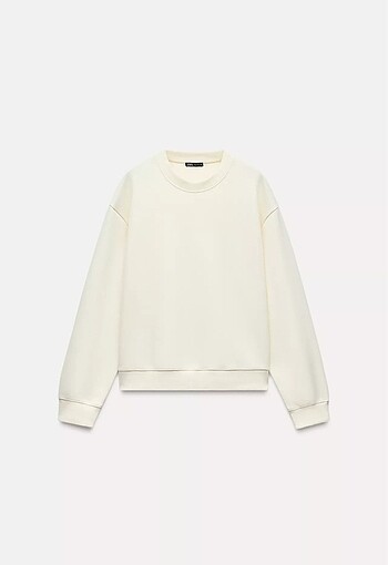 Zara interlok sweatshirt
