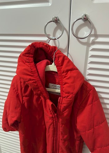 Kırmızı Fermuarlı bebek Tulumu - Görsel 4