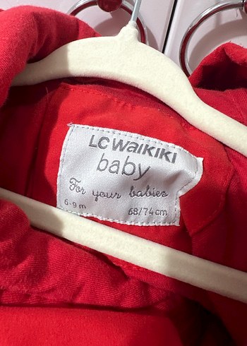 Kırmızı Fermuarlı bebek Tulumu - Görsel 3