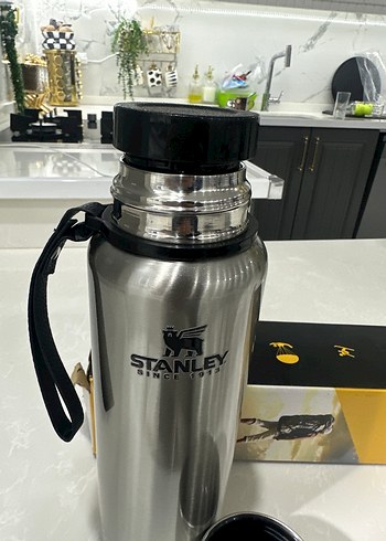 Stanley Gri Çelik Termos Matara - Görsel 4