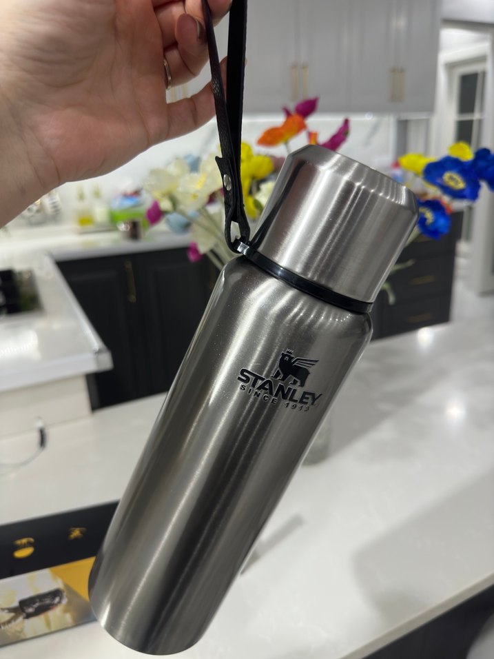 Stanley Gri Çelik Termos Matara - Görsel 2