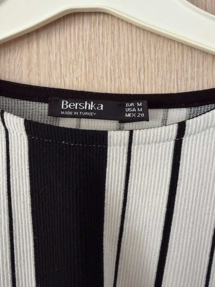 Çizgili Salaş Kadın Sweatshirt - Görsel 4