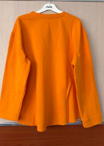 Turuncu Kadın Sweatshirt - Görsel 2