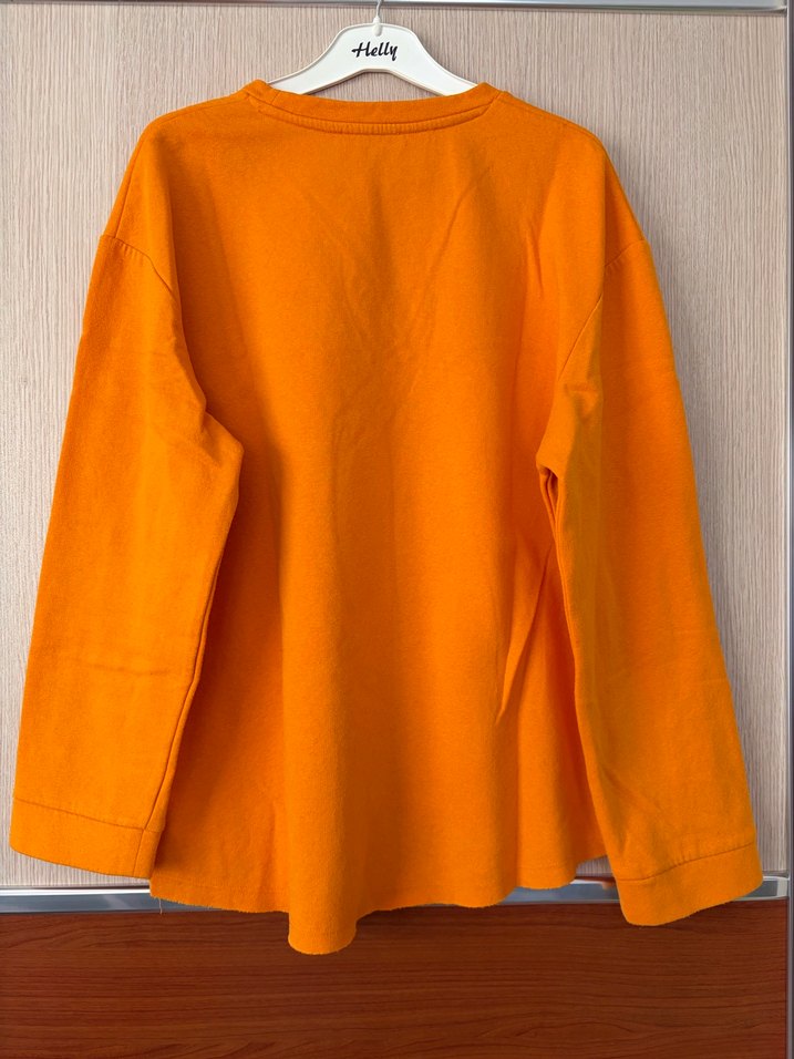 Turuncu Kadın Sweatshirt - Görsel 2