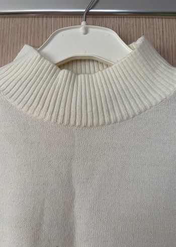 Beyaz Balıkçı Yaka Kadın Kazak - Görsel 4