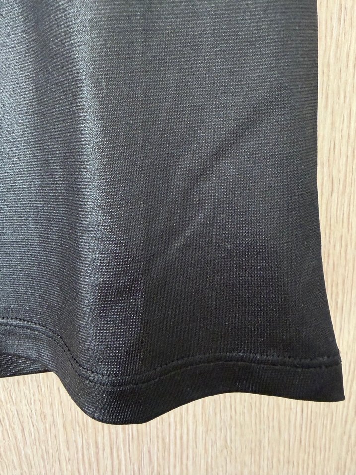 Siyah Deri Kadın Atlet - Görsel 3