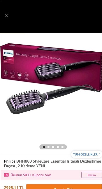 Philips saç düzleştirici