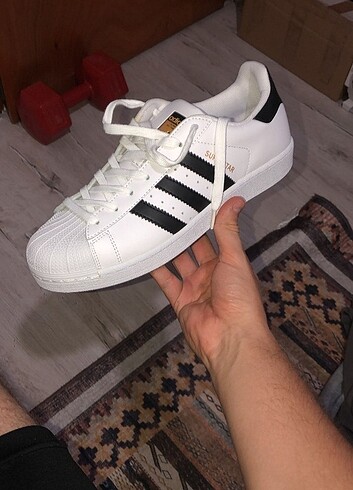 42 Beden beyaz Renk Superstar ayakkabı