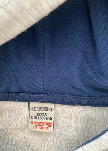 Gri Kapüşonlu Fermuarlı Mini Sweatshirt - Görsel 2