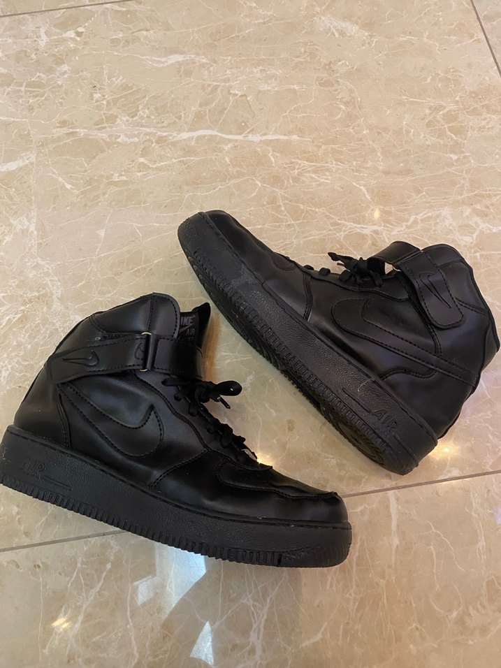 Siyah Nike Kadın erkek Spor Ayakkabı - Görsel 3