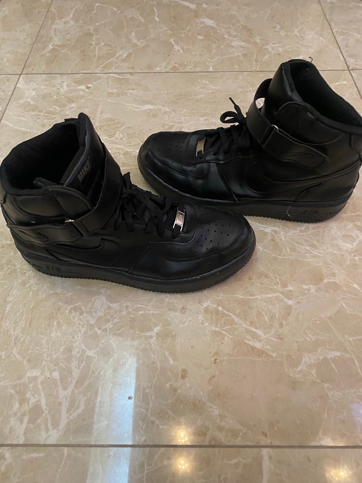 Siyah Nike Kadın erkek Spor Ayakkabı - Görsel 2