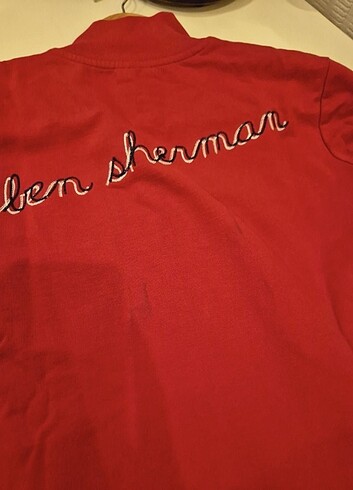 s Beden kırmızı Renk Ben Sherman kırmızı sweatshirt,