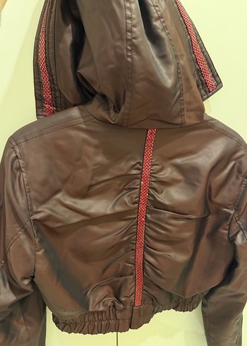 Gizia Mürdüm Yüksek Yakalı İnce Ceket - Görsel 5