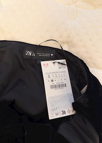 Siyah Kadife Kadın Yelek Zara - Görsel 7