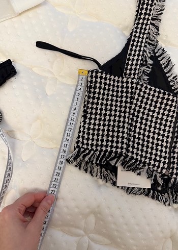 İpekyol Ekose Mini Büstiyer - Görsel 4