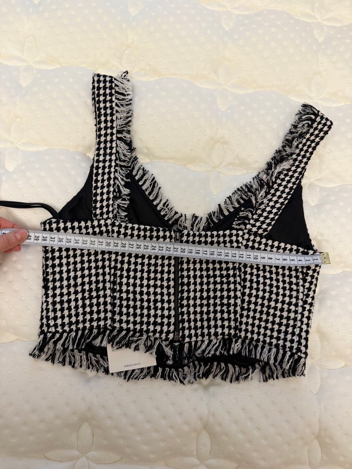 İpekyol Ekose Mini Büstiyer - Görsel 3