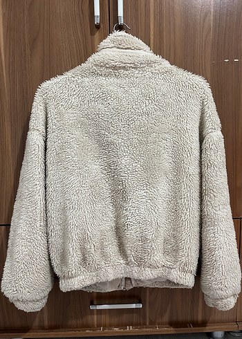 Trendyol & Milla Kadın Bej Yumuşak Tüylü Oversize Ceket