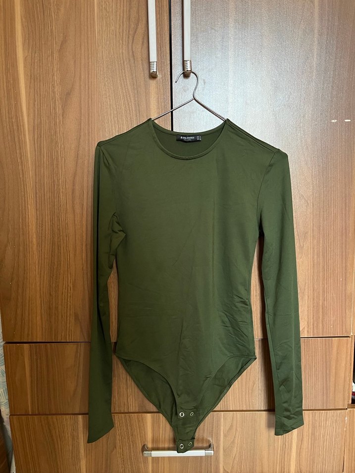 STRADİVARİUS HAKİ ÇITÇITLI BODY - Görsel 2