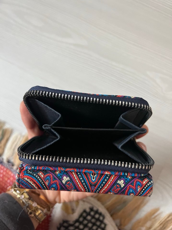 Defacto Bohem Renkli Desenli Kadın Cüzdan - Görsel 4