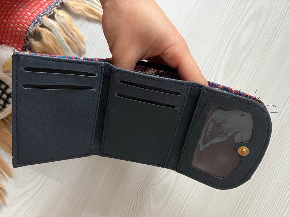 Defacto Bohem Renkli Desenli Kadın Cüzdan - Görsel 5