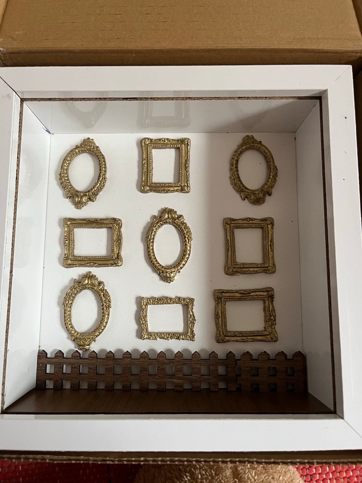 Gold rengi Mini Çerçeve adet fiyatı EL EMEĞİ İLE KİLDEN yapıld - Görsel 4