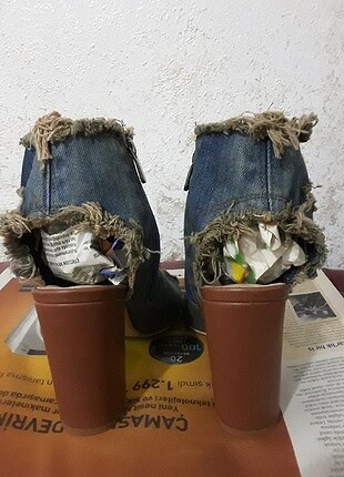 36 Beden Kot yüksek topuk ayakkabı