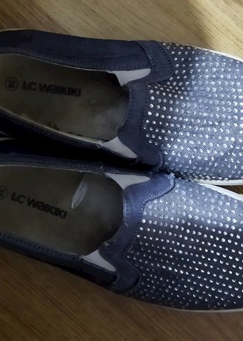 Gri Kadın Dolgu Topuk Espadril Velcro