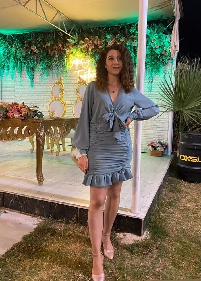 Kısa elbise  - Görsel 2